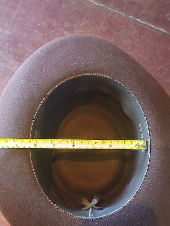 Vintage Nu Planter Indiana Jones Brown Wool Wide Brim Hat main image 5